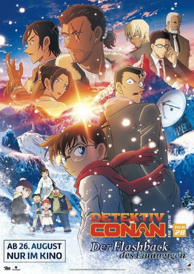 Filmplakat DETEKTIV CONAN Film 28: Der Flashback des Einäugi 
